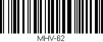 Código de barras (EAN, GTIN, SKU, ISBN): 'MHV-62'