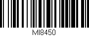 Código de barras (EAN, GTIN, SKU, ISBN): 'MI8450'