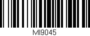 Código de barras (EAN, GTIN, SKU, ISBN): 'MI9045'