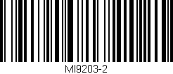 Código de barras (EAN, GTIN, SKU, ISBN): 'MI9203-2'