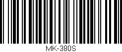 Código de barras (EAN, GTIN, SKU, ISBN): 'MK-380S'