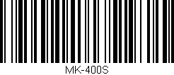 Código de barras (EAN, GTIN, SKU, ISBN): 'MK-400S'