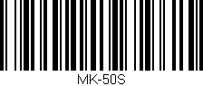 Código de barras (EAN, GTIN, SKU, ISBN): 'MK-50S'
