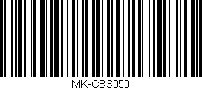 Código de barras (EAN, GTIN, SKU, ISBN): 'MK-CBS050'
