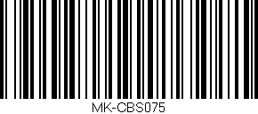 Código de barras (EAN, GTIN, SKU, ISBN): 'MK-CBS075'
