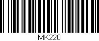 Código de barras (EAN, GTIN, SKU, ISBN): 'MK220'