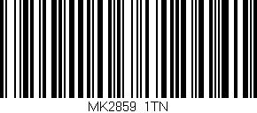 Código de barras (EAN, GTIN, SKU, ISBN): 'MK2859/1TN'