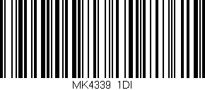 Código de barras (EAN, GTIN, SKU, ISBN): 'MK4339/1DI'