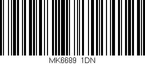 Código de barras (EAN, GTIN, SKU, ISBN): 'MK6689/1DN'