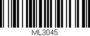Código de barras (EAN, GTIN, SKU, ISBN): 'ML3045'