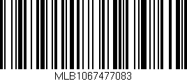 Código de barras (EAN, GTIN, SKU, ISBN): 'MLB1067477083'