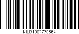 Código de barras (EAN, GTIN, SKU, ISBN): 'MLB1087778564'