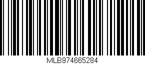 Código de barras (EAN, GTIN, SKU, ISBN): 'MLB974665284'