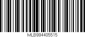 Código de barras (EAN, GTIN, SKU, ISBN): 'MLB994405515'