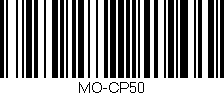 Código de barras (EAN, GTIN, SKU, ISBN): 'MO-CP50'