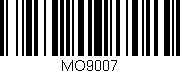 Código de barras (EAN, GTIN, SKU, ISBN): 'MO9007'