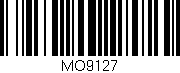 Código de barras (EAN, GTIN, SKU, ISBN): 'MO9127'