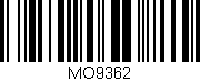 Código de barras (EAN, GTIN, SKU, ISBN): 'MO9362'