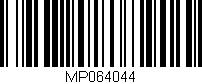 Código de barras (EAN, GTIN, SKU, ISBN): 'MP064044'