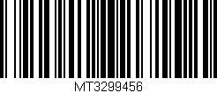 Código de barras (EAN, GTIN, SKU, ISBN): 'MT3299456'