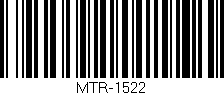 Código de barras (EAN, GTIN, SKU, ISBN): 'MTR-1522'