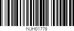 Código de barras (EAN, GTIN, SKU, ISBN): 'NJH01779'