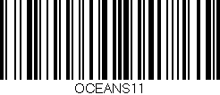 Código de barras (EAN, GTIN, SKU, ISBN): 'OCEANS11'
