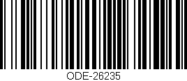 Código de barras (EAN, GTIN, SKU, ISBN): 'ODE-26235'