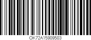 Código de barras (EAN, GTIN, SKU, ISBN): 'OK72A15909503'