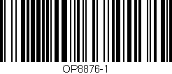 Código de barras (EAN, GTIN, SKU, ISBN): 'OP8876-1'