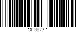 Código de barras (EAN, GTIN, SKU, ISBN): 'OP8877-1'