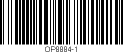 Código de barras (EAN, GTIN, SKU, ISBN): 'OP8884-1'