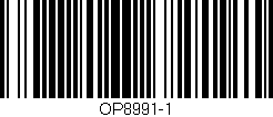 Código de barras (EAN, GTIN, SKU, ISBN): 'OP8991-1'