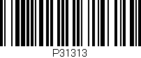 Código de barras (EAN, GTIN, SKU, ISBN): 'P31313'