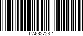 Código de barras (EAN, GTIN, SKU, ISBN): 'PA863726-1'
