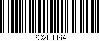 Código de barras (EAN, GTIN, SKU, ISBN): 'PC200064'