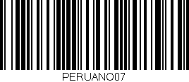 Código de barras (EAN, GTIN, SKU, ISBN): 'PERUANO07'