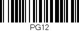 Código de barras (EAN, GTIN, SKU, ISBN): 'PG12'
