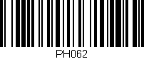 Código de barras (EAN, GTIN, SKU, ISBN): 'PH062'