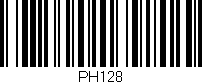 Código de barras (EAN, GTIN, SKU, ISBN): 'PH128'