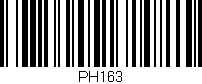 Código de barras (EAN, GTIN, SKU, ISBN): 'PH163'