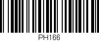 Código de barras (EAN, GTIN, SKU, ISBN): 'PH166'