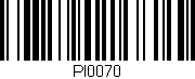 Código de barras (EAN, GTIN, SKU, ISBN): 'PI0070'