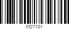 Código de barras (EAN, GTIN, SKU, ISBN): 'PI2710Y'