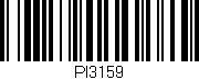 Código de barras (EAN, GTIN, SKU, ISBN): 'PI3159'