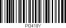 Código de barras (EAN, GTIN, SKU, ISBN): 'PI3418Y'