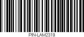 Código de barras (EAN, GTIN, SKU, ISBN): 'PIN-LAM2319'