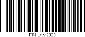 Código de barras (EAN, GTIN, SKU, ISBN): 'PIN-LAM2320'