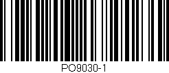Código de barras (EAN, GTIN, SKU, ISBN): 'PO9030-1'
