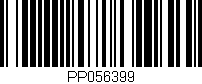 Código de barras (EAN, GTIN, SKU, ISBN): 'PP056399'